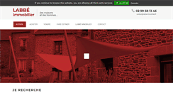 Desktop Screenshot of labbe-immobilier.fr